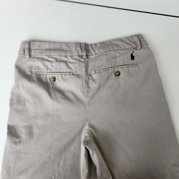 Polo Ralph Lauren Kids Beige Chino Pants Size 16 Classic Pony Logo - Picture 10 of 11